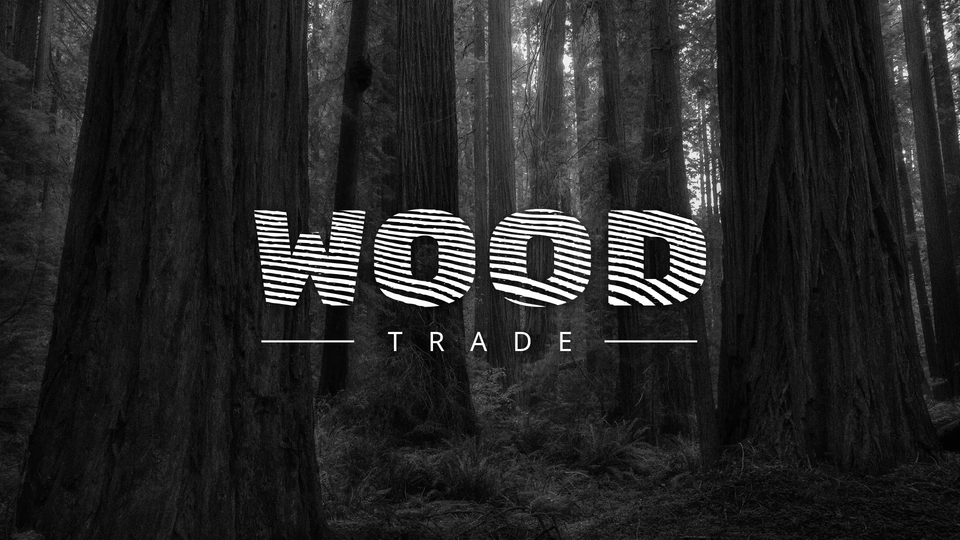 Разработка логотипа для компании «Wood Trade» в Алзамае