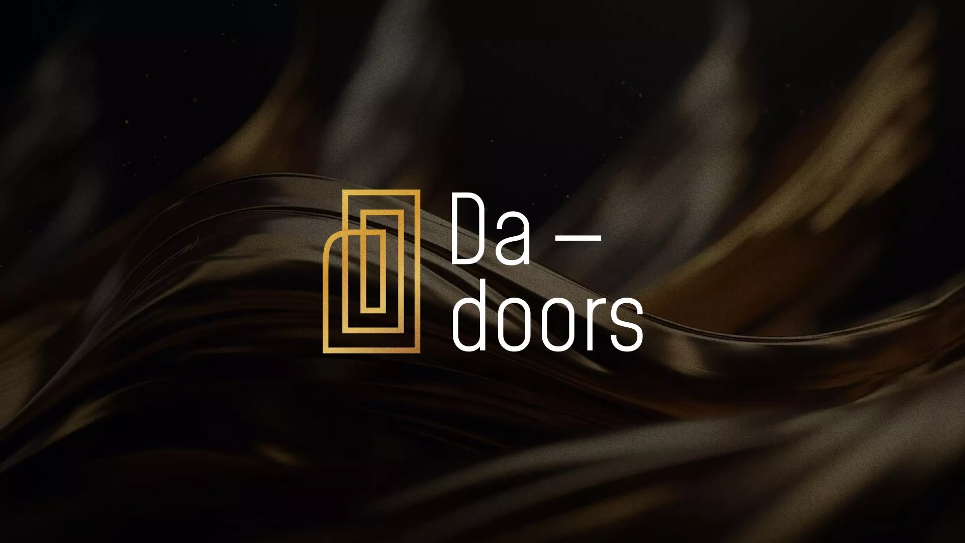 Разработка логотипа для компании «DA-DOORS» в Алзамае